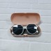 BaoGeLong Stylish White Frame Sunglasses – UV400 Protection, Lightweight Design, Unisex Summer Accessory